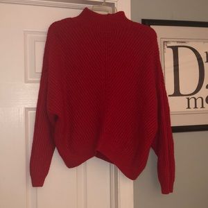 Flash Sale! Red turtleneck sweater from Express ❤️